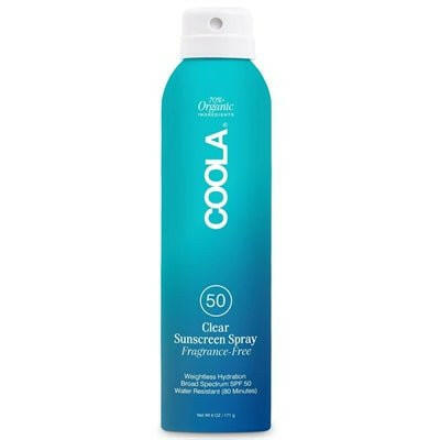Coola Spray Solaire Bio SPF 50 Classic Body - Sans Parfum.