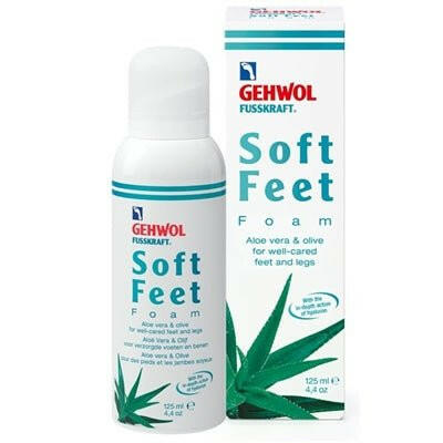 Gehwol Soft Feet Mousse avec Aloes.