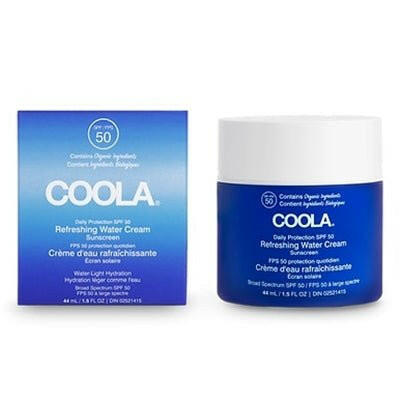 Coola Crème d'Eau Rafraîchissante à Spectre Complet 360º Crème Solaire Visage Bio SPF 50.