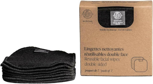 EcoTao Ecorecharges - 7 Lingettes Noir.