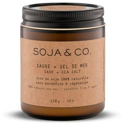 SOJA&CO Bougie | Sauge + Sel de Mer.