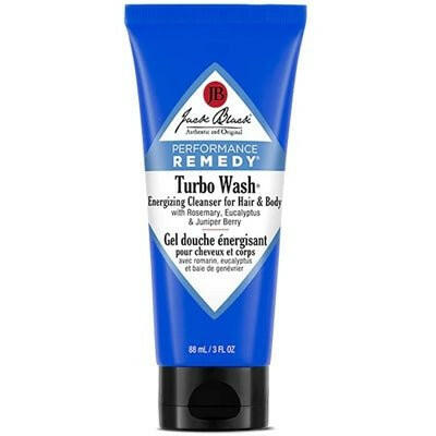 Jack Black Turbo Wash Gel Douche Énergisant pour Cheveux et Corps.