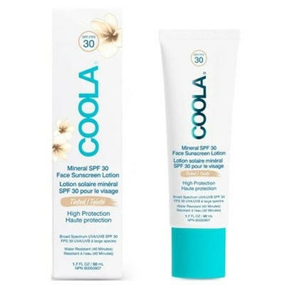 Coola Lotion Solaire Minéral SPF 30 Visage Teinté.