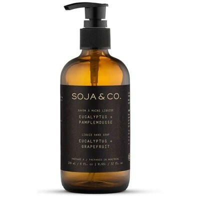 SOJA&CO Savon à Mains Liquide | Eucalyptus + Pamplemousse.