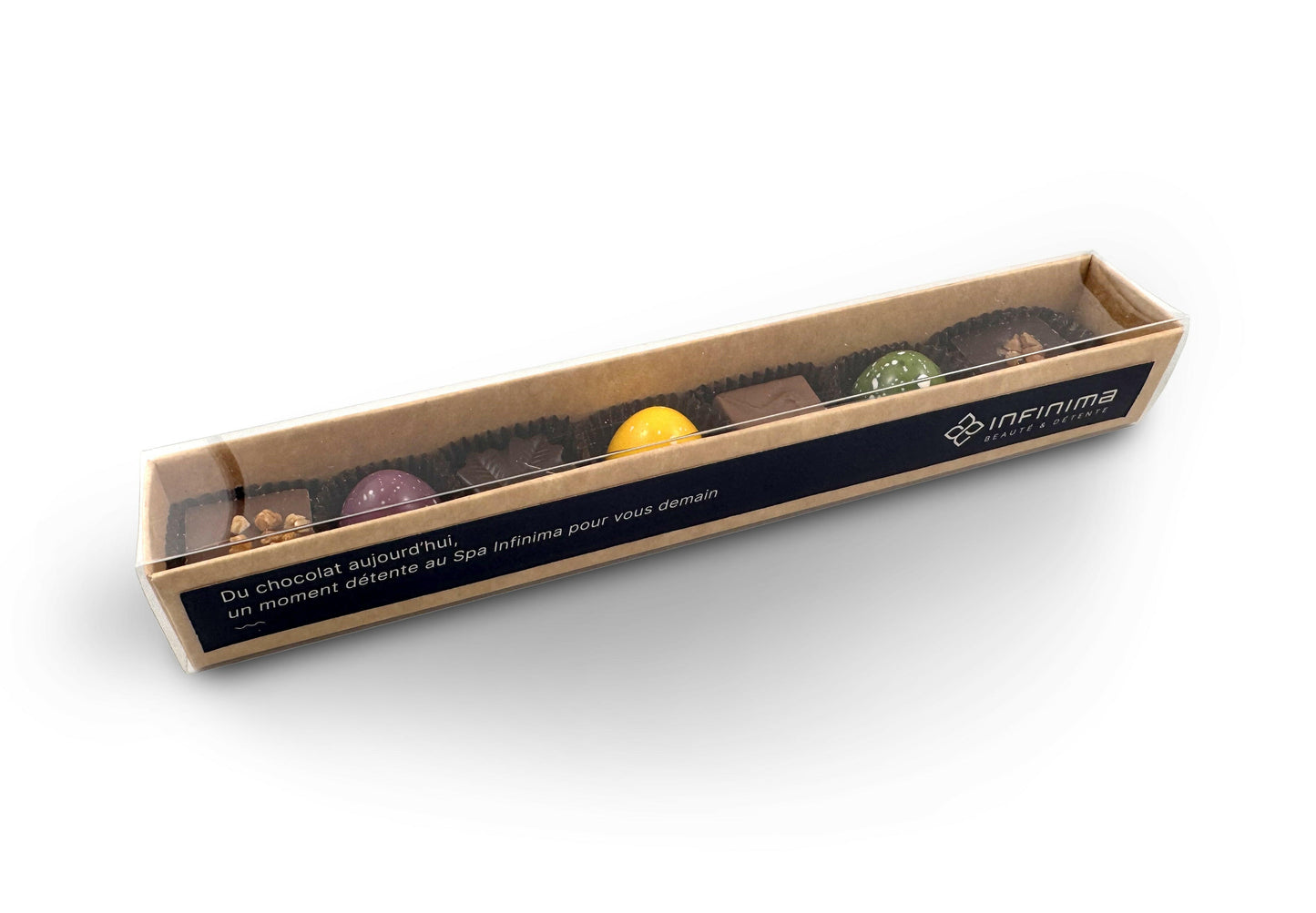 Chocolat Boréal Boîte de chocolats assortis 7 chocolats.