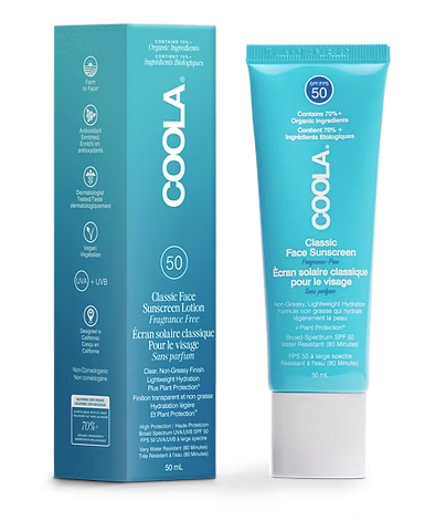 Coola Classic Sun Lotion SPF 50 - Fragrance Free