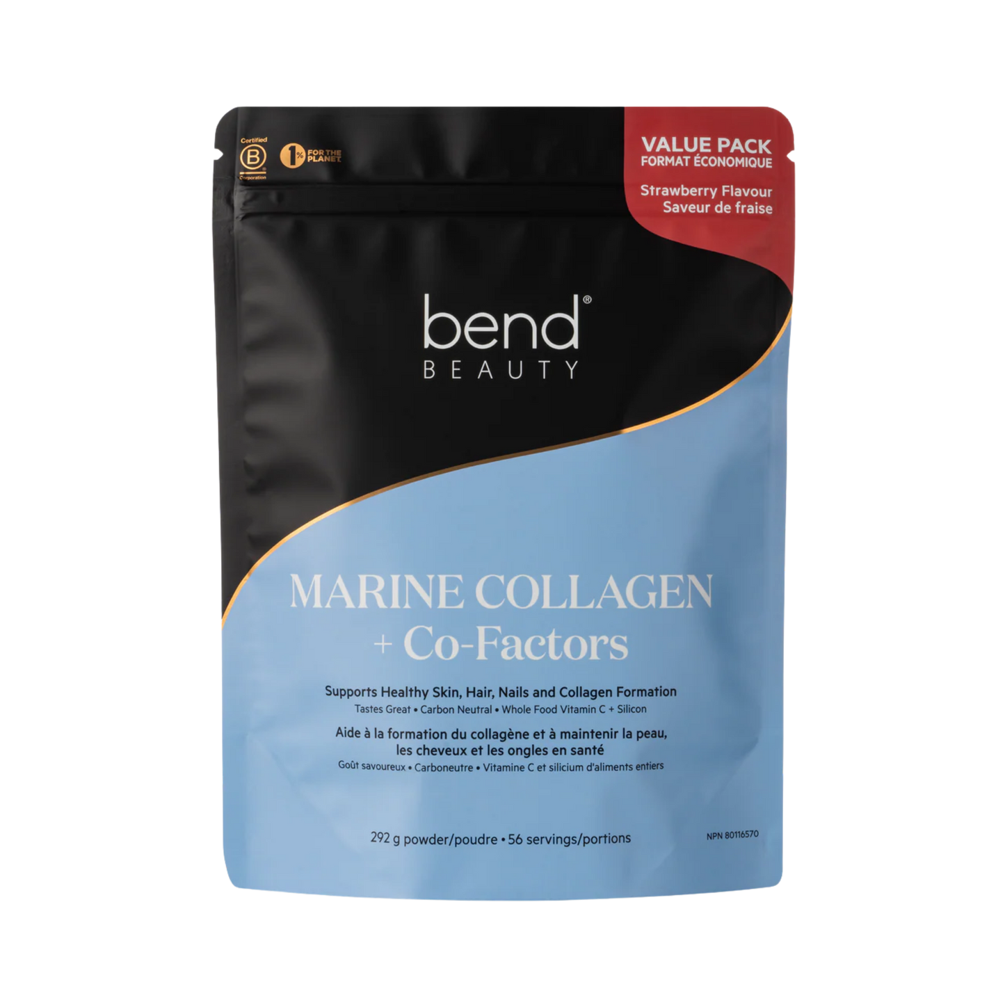Bend Beauty Collagène Marin + Co-Facteur Saveur Fraise
