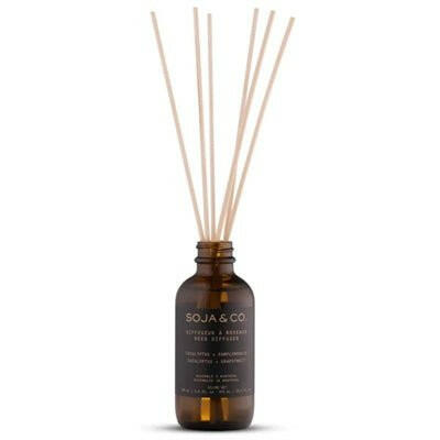 SOJA&CO Diffuseur à Roseaux | Eucalyptus + Pamplemousse.