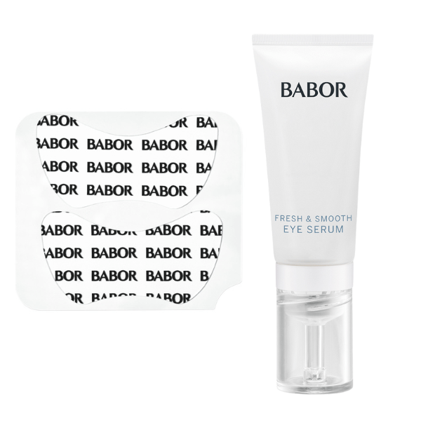Babor Skinovage Sérum pour les Yeux + Disques pour les Yeux.