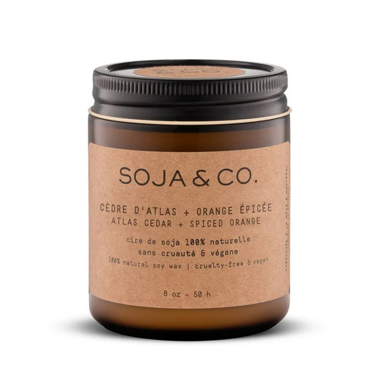 SOJA&CO Bougie | Cèdre D'Atlas & Orange Épicée