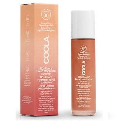Coola Crème Solaire Bio Hydratante Tintée Rosilliance SPF 30 - Déesse de Bronze.