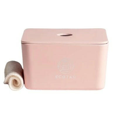 EcoTao Coffret Rose - 7 Lingettes Naturelles.