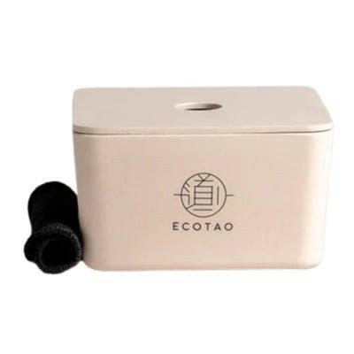 EcoTao Coffret Beige - 7 Lingettes Noires.