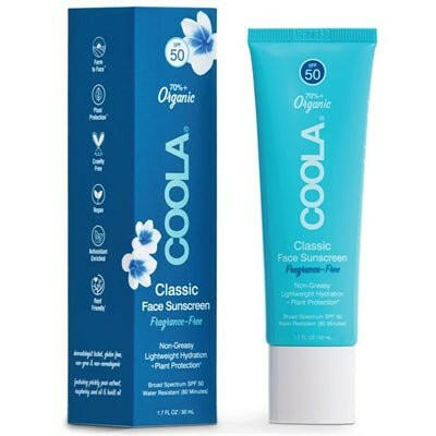Coola Lotion Solaire Classique SPF 50 - Sans Parfum.