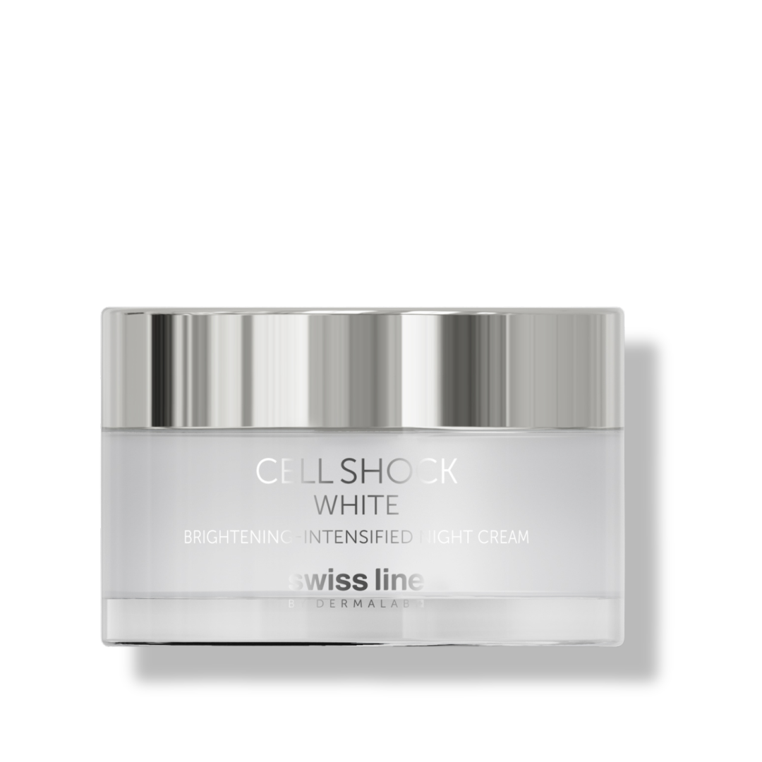 Swiss Line Cell Shock White Crème de Nuit Révélatrice d'Éclat Intense