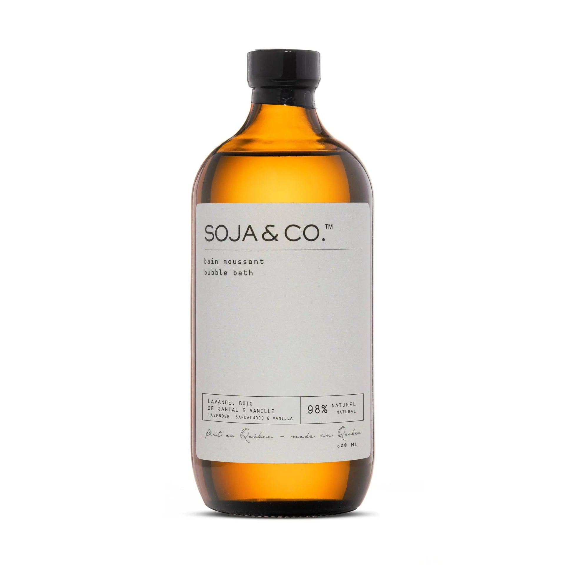 SOJA&CO Bain Moussant | Lavande, Bois de Santal & Vanille.