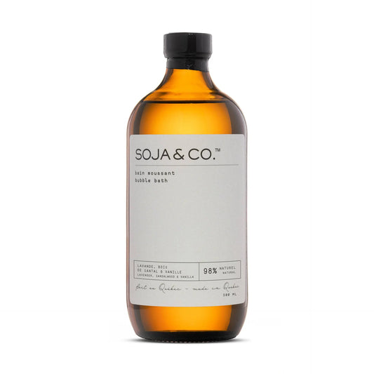 SOJA&CO Bain Moussant | Lavande, Bois de Santal & Vanille.