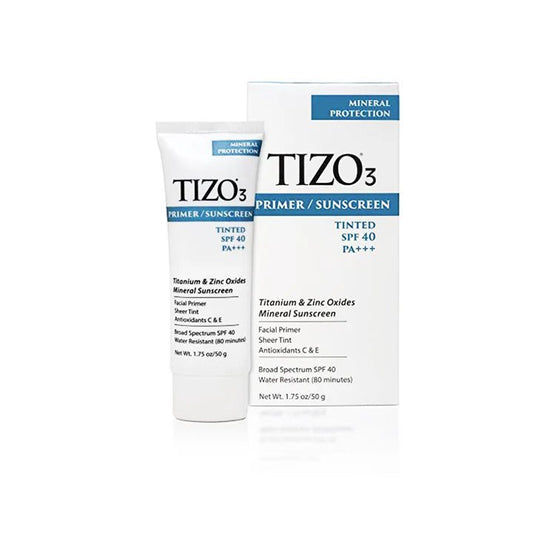 Tizo3 Primer Sunscreen Visage Teinté SPF 40.