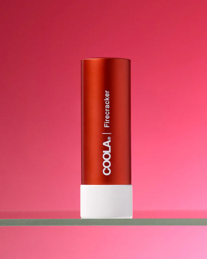 Coola Organic Tinted Lip Balm Mineral Liplux Sunscreen SPF 30 - Firecraker