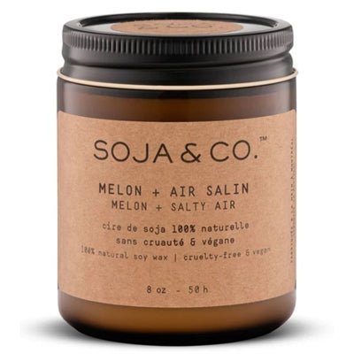 SOJA&CO Bougie Melon Air Salin 8 oz