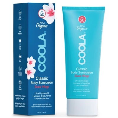 Coola Lotion Solaire Bio SPF 50 Classique Corps - Goyave Mangue