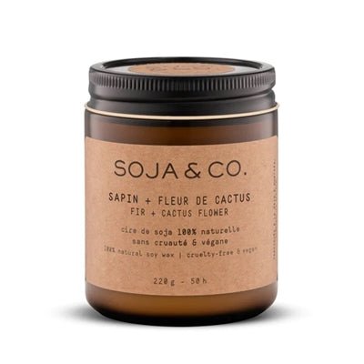 SOJA&CO Bougie | Sapin + Fleur de cactus