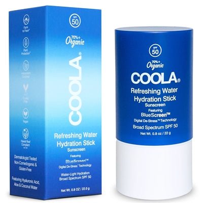 Coola Stick Hydratant Eau Rafraîchissante Crème Solaire Visage Bio SPF 50