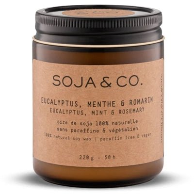 SOJA &amp; CO Candle Eucalyptus Mint Rosemary