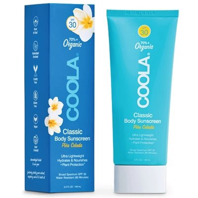 Coola Organic Sun Lotion SPF 30 Classic Body - Pina Colada