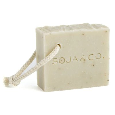 SOJA&CO Savon Corporel en Barre Sauge Eucalyptus Lavandin