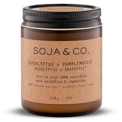 SOJA&CO Bougie Eucalyptus Pamplemousse