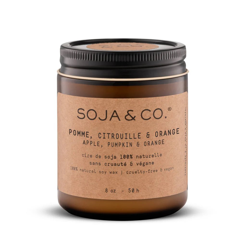 SOJA&CO Bougie Pomme, Citrouille & Orange