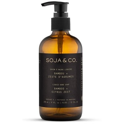 SOJA&CO Savon à Mains Liquide Bambou Zeste d'Agrumes