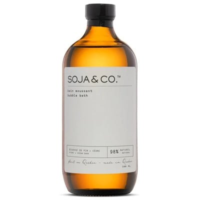 SOJA &amp; CO Pine Bark + Cedar Bubble Bath