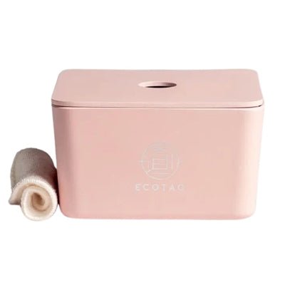 EcoTao Pink Box - 7 Natural Wipes