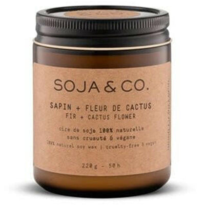 SOJA&CO Bougie | Sapin + Fleur de cactus