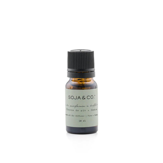 SOJA&CO Huile Parfumé pour Diffuseur| Écorce de Pin + Cèdre