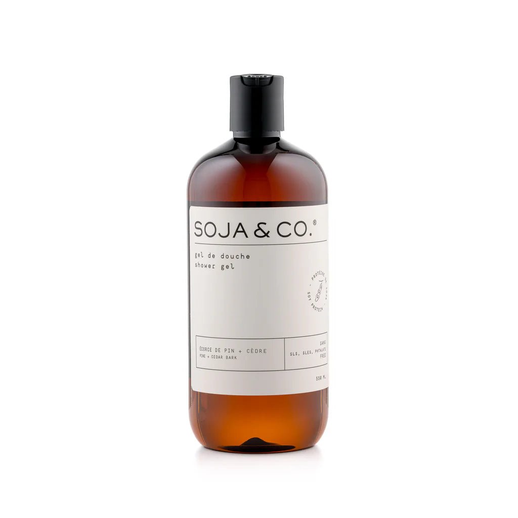 SOJA&CO Gel de Douche | Écorce de Pin + Cèdre.