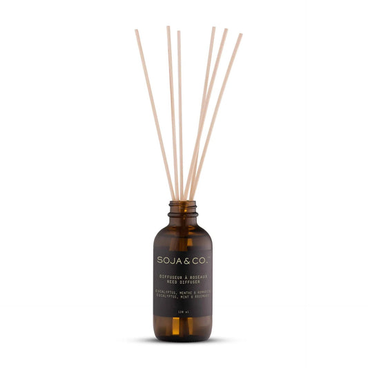 SOJA&CO Diffuseur à Roseaux | Eucalyptus, Menthe & Romarin.