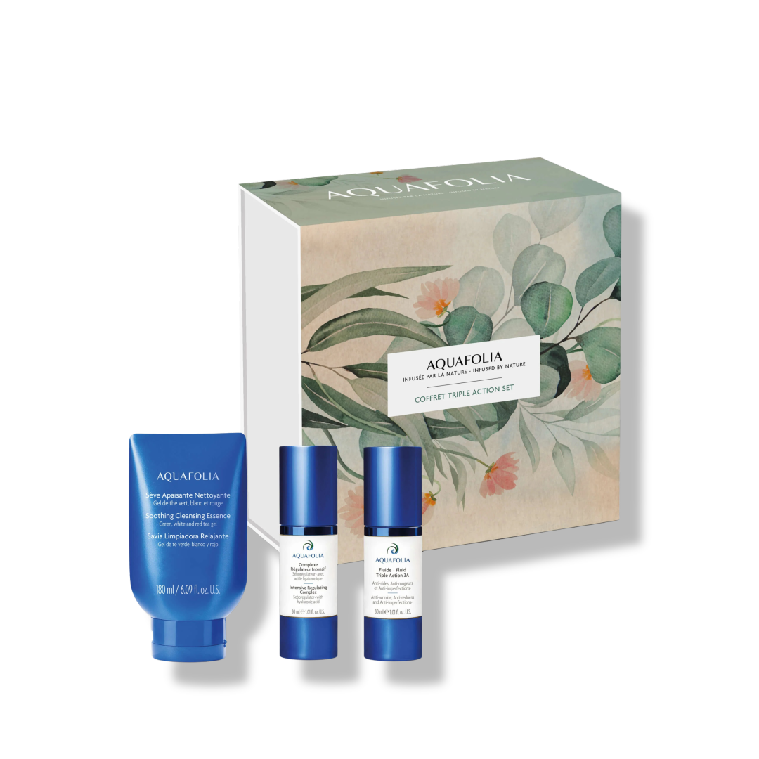 Aquafolia Coffret Hydratation, Régulation & Éclat – Triple Action