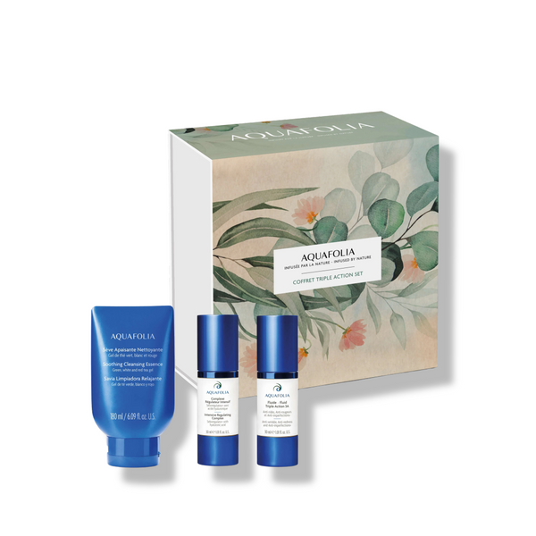 Aquafolia Coffret Hydratation, Régulation & Éclat – Triple Action