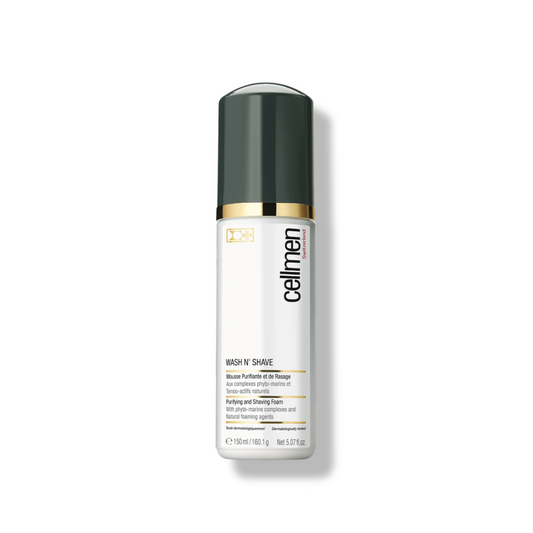 Cellcosmet Cellmen Wash N'Shave Mousse de Rasage Purifiante