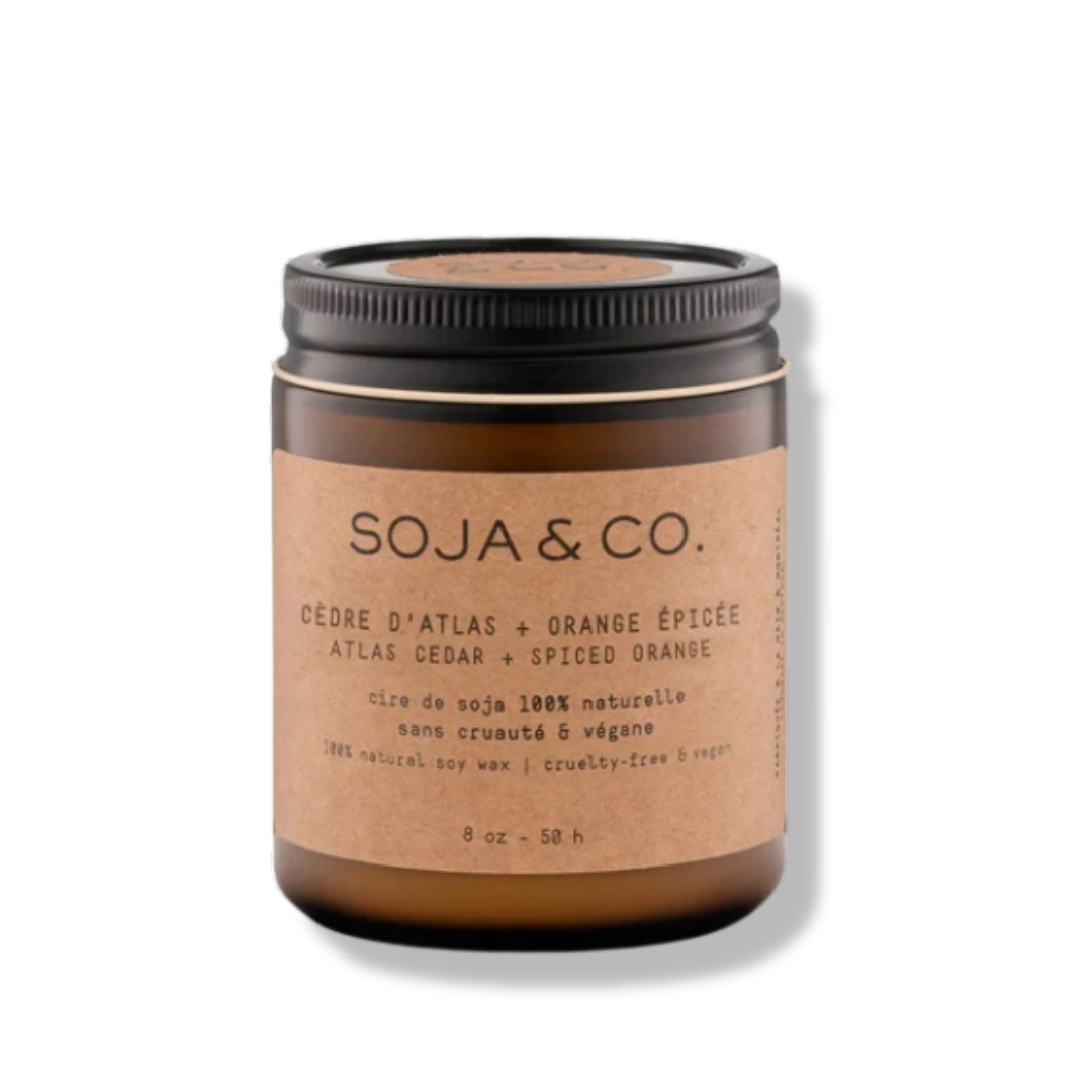 SOJA&CO Bougie | Cèdre D'Atlas & Orange Épicée