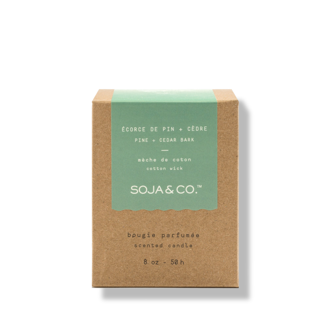 SOJA&CO Bougie | Écorce de Pin + Cèdre