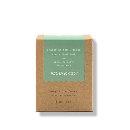 SOJA&CO Bougie | Écorce de Pin + Cèdre