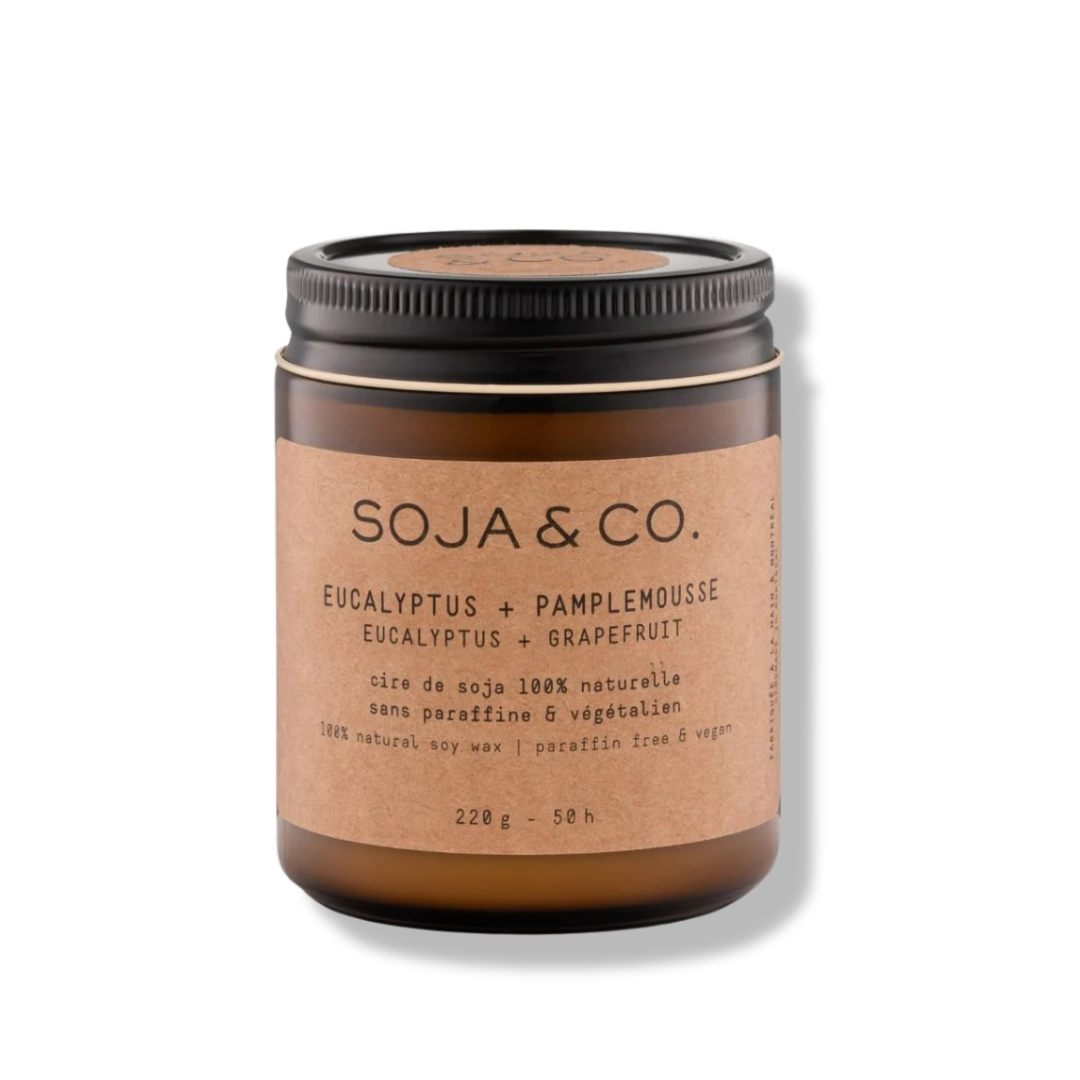 SOJA&CO Bougie | Eucalyptus + Pamplemousse
