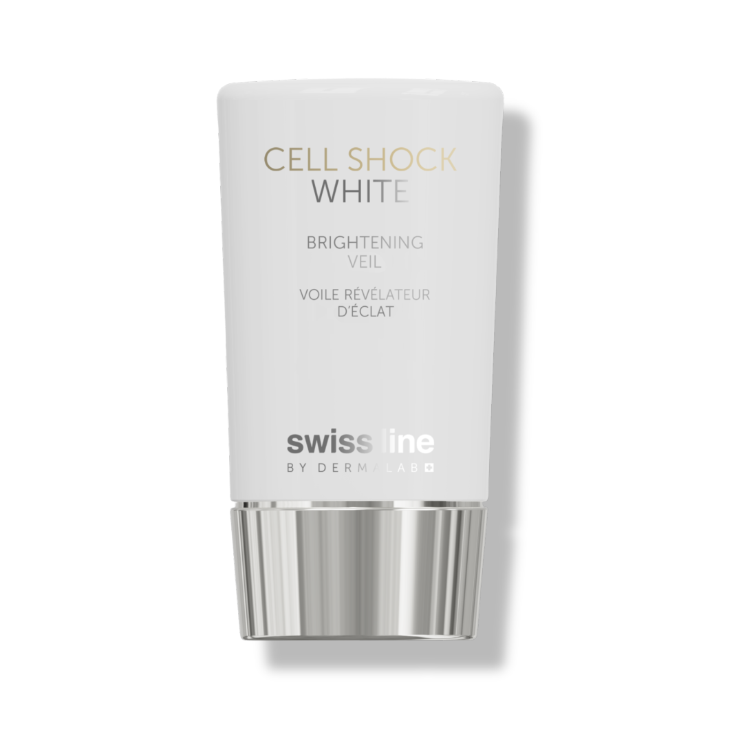 Swiss Line Cell Shock White Voile Révélateur d'Éclat Bi-Phase SPF 45